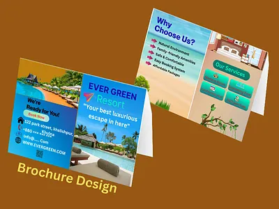 Brochure Design brandidentity branding brochuredesign graphicdesign marketingmaterial printdesign resortbrochure