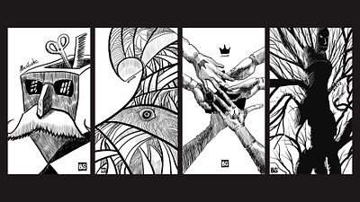 Inktober 2025 abstract art art artistic creation atmosphere challenge community culture digital art graphic design graphics illustration ink meaning metaphor philosophy reflection romance strange