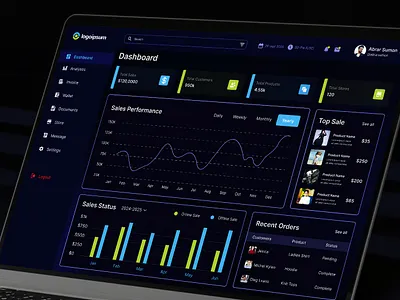 SRM-DASHBOARD DESIGN crm dashboard dark theam website dashboard design elegant website figma figma design homepage homepage design landing page modern website design sales dashboard srm srm dark dashboard srm dashboard ui uiux uiux design ux website website homepage