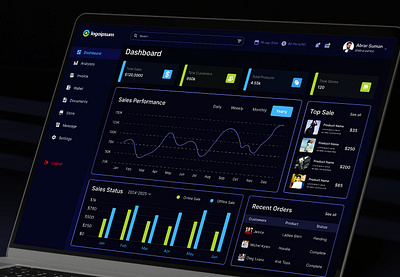 SRM-DASHBOARD DESIGN crm dashboard dark theam website dashboard design elegant website figma figma design homepage homepage design landing page modern website design sales dashboard srm srm dark dashboard srm dashboard ui uiux uiux design ux website website homepage