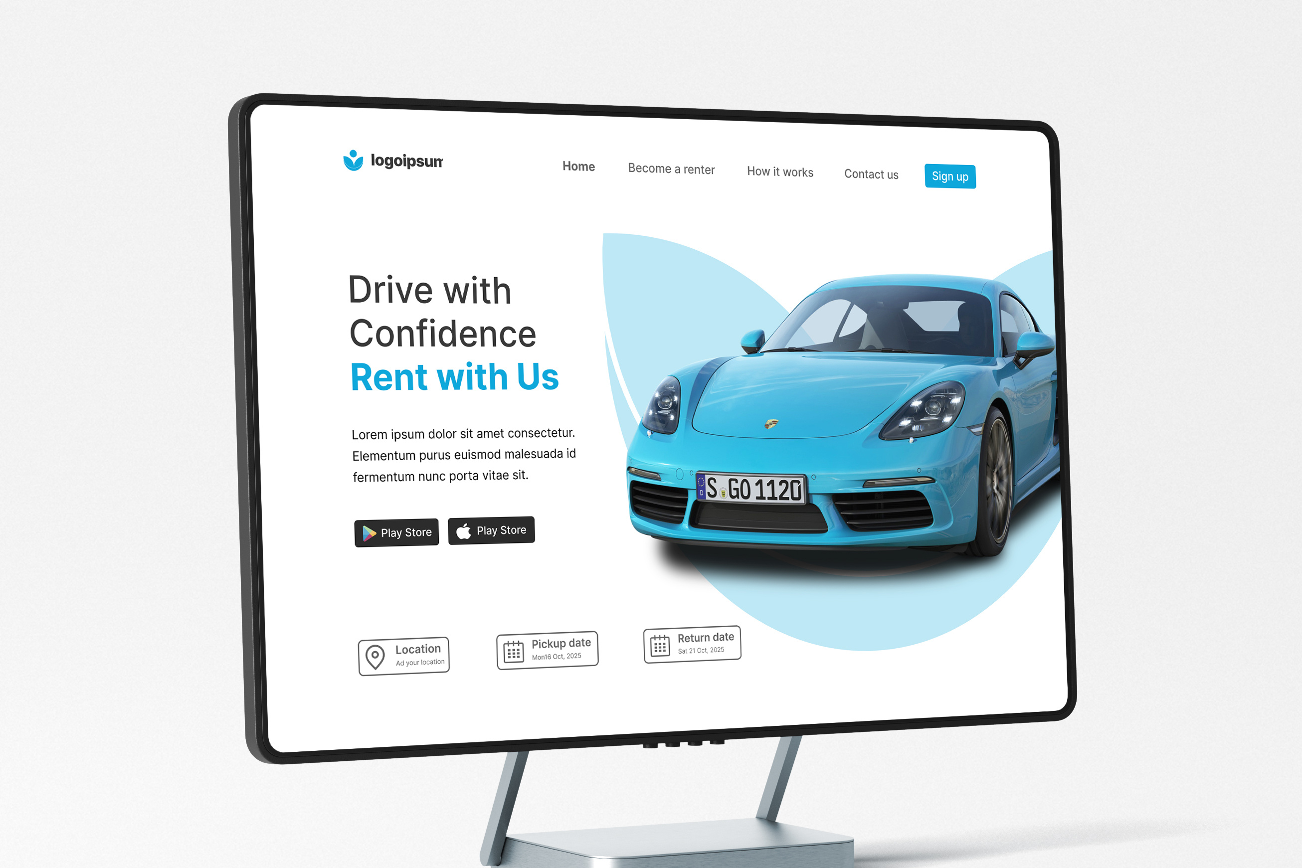 MODERN WEBSITE DESIGN car rental company car rental website car website elegant website exciting website figma hero section design homepage homepage design landing page minimal website modern homepage modern website rental a car ui uiux ux website website design website homepage