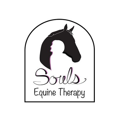 JHoff Souls Equine Therapy Logo art branding design graphic design illustration logo typography vector