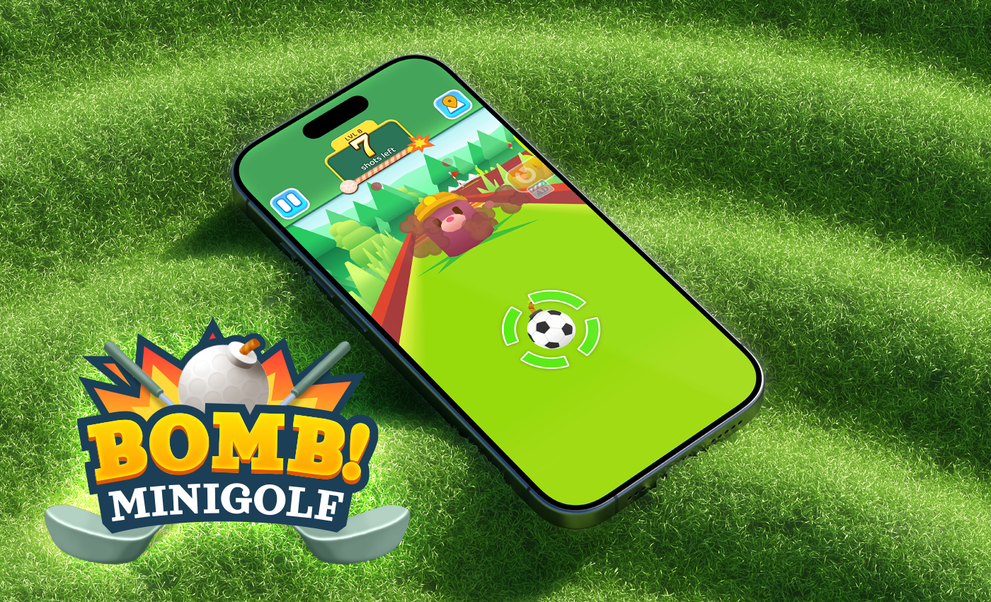 Mini Golf Mobile Game Design 3d animation app design game golf graphic design illustration interface logo minigolf mobile mobile game ui ux