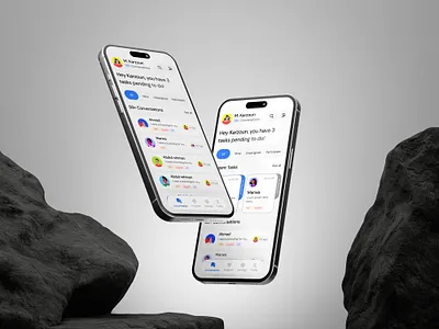 Task Tracking app design ai assistant ai dashboard app app design branding design graphic design luxury modern ui ui design uiux