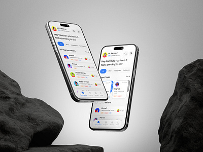 Task Tracking app design ai assistant ai dashboard app app design branding design graphic design luxury modern ui ui design uiux