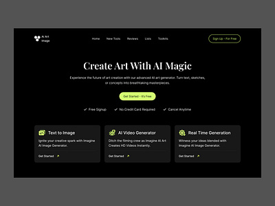 AI Landing Page Design ai design ai ui design designer figma design hero section landing page new saas saas product saas web ui design website