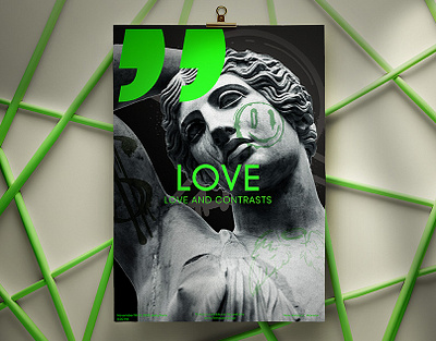 Filmowe Noce: Love & Contrasts – Festival Poster Design animation branding design event graphic design illustration logo marketing motion graphics poster vector