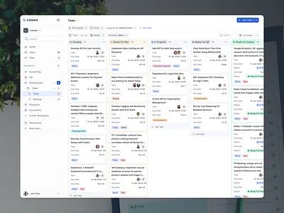 Kanban Tasks Board b2b saas design kanban task management ui ux workflow management