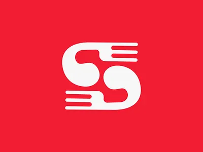Restaurant brand logo icon in letter -S branding foodbrandlogo foodlogo graphic design lettersfoodlogo logo s logo s restaurantlogo