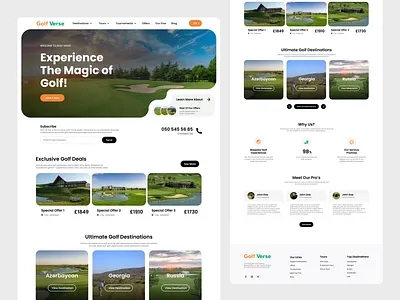 Golf Verse ui ux