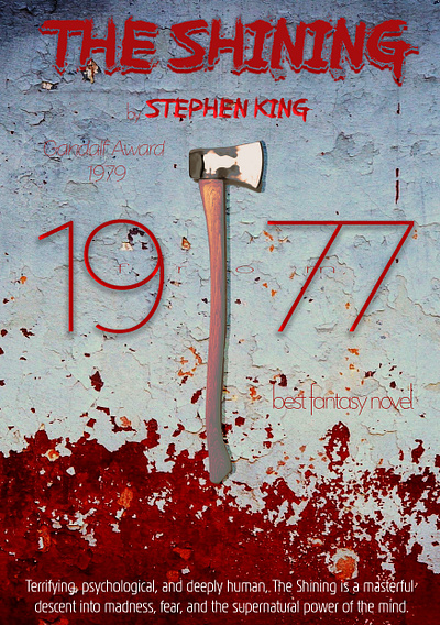 ,,The Shining" Book Cover Concept ai book branding concept cover graphic design horror photoshop poster ps theshining