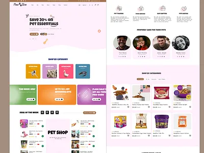 Pawtica - Your Pet’s Comfort, Our Passion animallovers design figmadesign pet petcare productdesign ui ux webdesign
