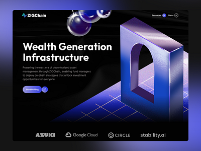 Website for Web3 AI Agent Portal ai ai agents ai landing page analytics animation award winning website crypto fintech landing page next generation website saas web design web3 web3 ai agent website