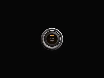 Simple START/STOP Button graphic design ui