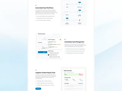 Features section for a SaaS landing page illustration landing page light mode light mode ui saas saas design ui ui illustration ui snippets web design website website design