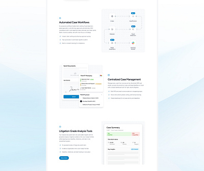 Features section for a SaaS landing page illustration landing page light mode light mode ui saas saas design ui ui illustration ui snippets web design website website design