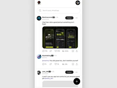 Contra app - Freelancing app design freelancing social ui ui design ux ux design