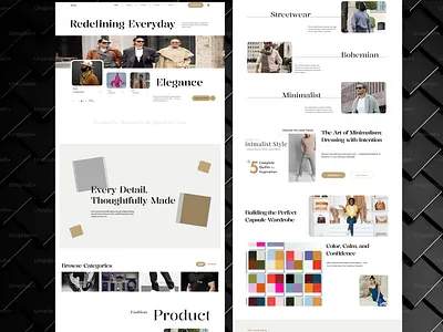 Vetra - Where Style Meets Simplicity design fashion ui ux webdesign
