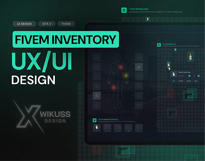 Game UI/Fivem/GTA V Inventory System fivem fivem inventory fivem ui game inventory game inventory ui game ui gta rp gta v gta v inventory gta v ui inventory ui roleplay roleplay ui rp inventory ui design