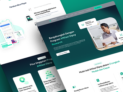 Gipsy Affiliate - Website Affiliate Gipsy Research branding ui