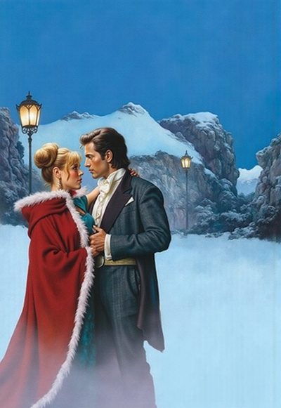 LET IT SNOW cover art work graphic design historical romance regency