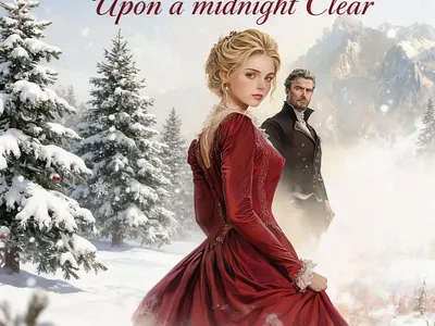 IT Came Upon A Midnight Clear cover art work graphic design historical romance regency yuletide