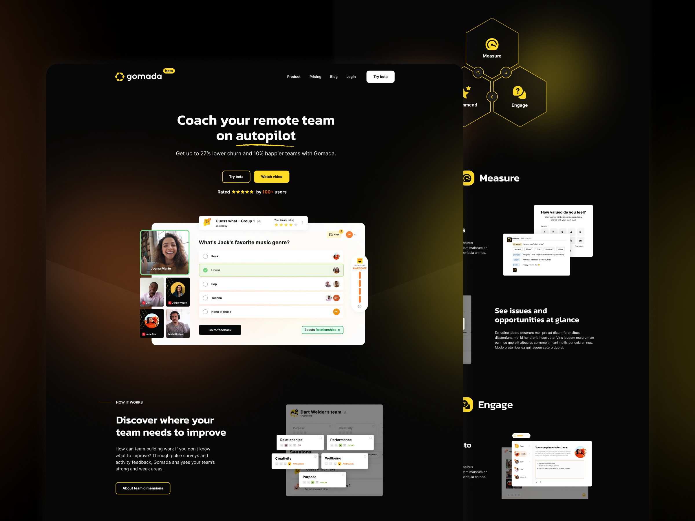 Example of Website Design Gomada