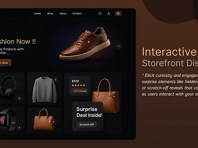 Interactive Storefront Display figma ui uichallenges