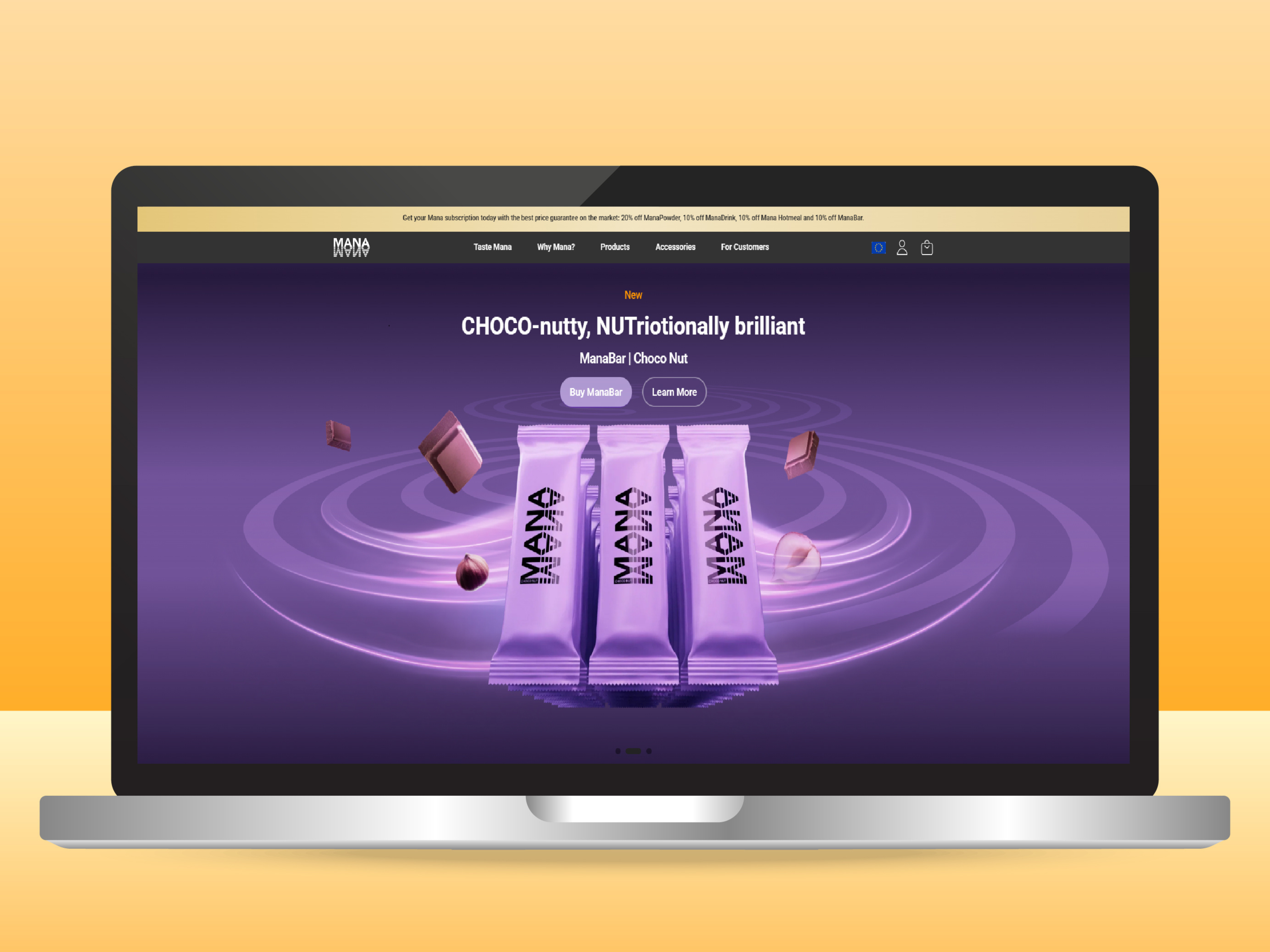 Shopify Food Nutrition Website design development illustration motion graphics shopify squarespace ui webflow website wordpress