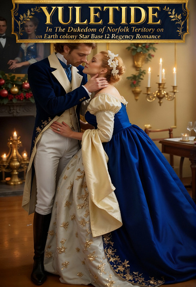 yuletide in The Dukedom of Norfolk TERRITORY cover art work graphic design historical romance regency star trek romance yuletide