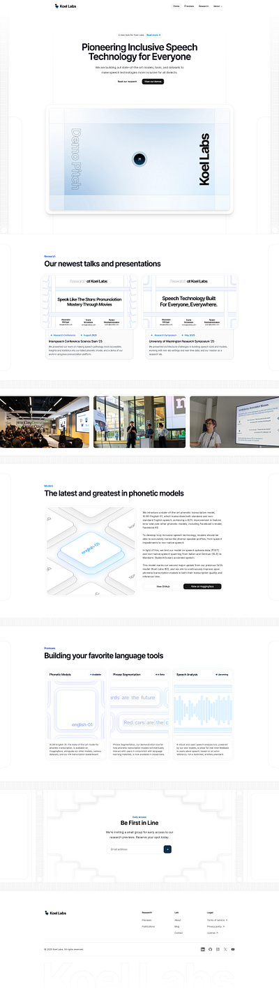 Koel Labs - Building state-of-the-art language models and tools! blue branding design gradients graphic design illustration landing logo vector