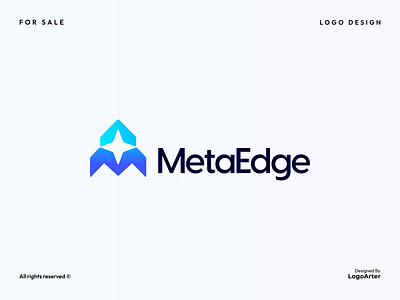 MetaEdge Modern, Timeless, Fintech, Saas Brand Identity Design best logo desinger beta brand identity branding design edge fintech gradient logo identity design illustration logo logo design logo designer meta logo metaedge metaverse logo modern logo modern m logo star logo technology