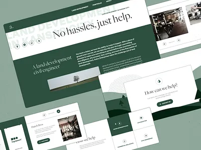 Aubry Enterprises - Website Design civil engineering development engineer engineering graphic design green home page land development modern portfolio property real estate ui user experience ux uxui web web design website