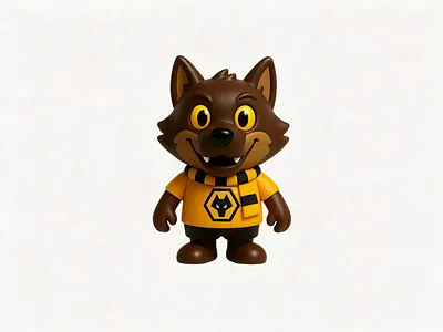 Wolves Mascot 3d branding design englishpremierleague epl football futbol graphic design mascot premierleague soccer thewolves wolf wolverhamptonwanderers wolves wolvesfc wwfc