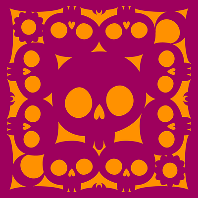 Halloween / Día de muertos creative exercise design graphic design illustration vector