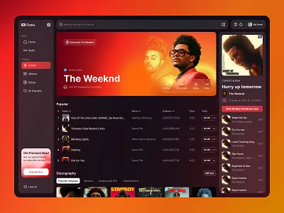 Music Web App app app design design focotik music music website ui ui design ui ux ui ux design ux web web app web app designer web app ui web application web design web ui website website designer