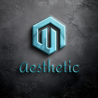 Aesthetic Logo Design — Modern 3D Glass Effect 3dlogo aestheticlogo brand identity branding creativelogo elegantlogo graphic designer illustratore logo logo design logomockup minimaldesign photoshop visual identity