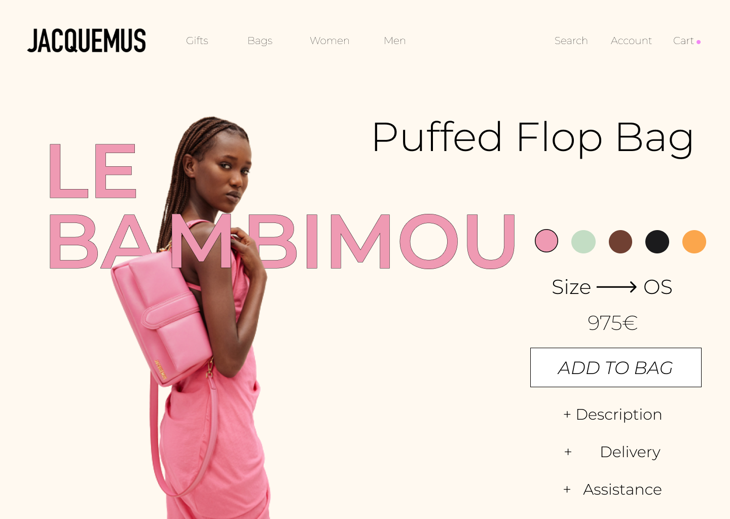 Jacquemus Product Page Concept Design by Sergi Sanchez on Dribbble