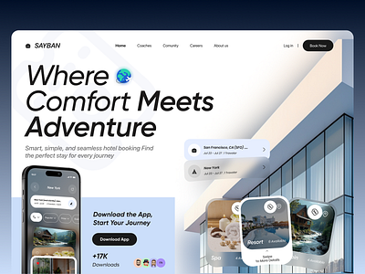 booking web ui design booking ui booking website bookings clean design minimal ui product design saas website travel booking trend design ui ux web design web ui website website design