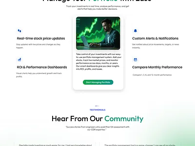 E-learning platform for Share market ui ux