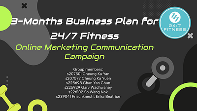 Business Plan Project for 24/7 Fitness