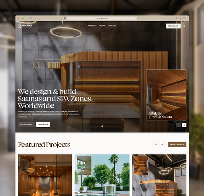 Web Design for Spa Prof landing page ui design uiux design ux design web design