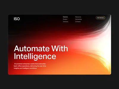 ISO AI website design ai ai website artificial intelligence business landing page saas technology website