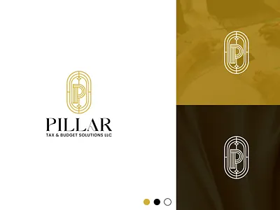Pillar Tax & Budget Solution LLC company logo design branding design graphic design illustration logo logo design modern logo motion graphics simple logo ui