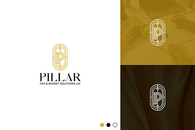 Pillar Tax & Budget Solution LLC company logo design branding design graphic design illustration logo logo design modern logo motion graphics simple logo ui
