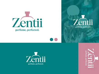 Zentii Purfume company logo 3d animation branding design graphic design illustration logo logo design modern logo motion graphics simple logo ui
