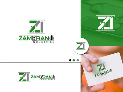 ZAMBRANI Company Logo design branding design graphic design illustration logo logo design modern logo motion graphics simple logo ui