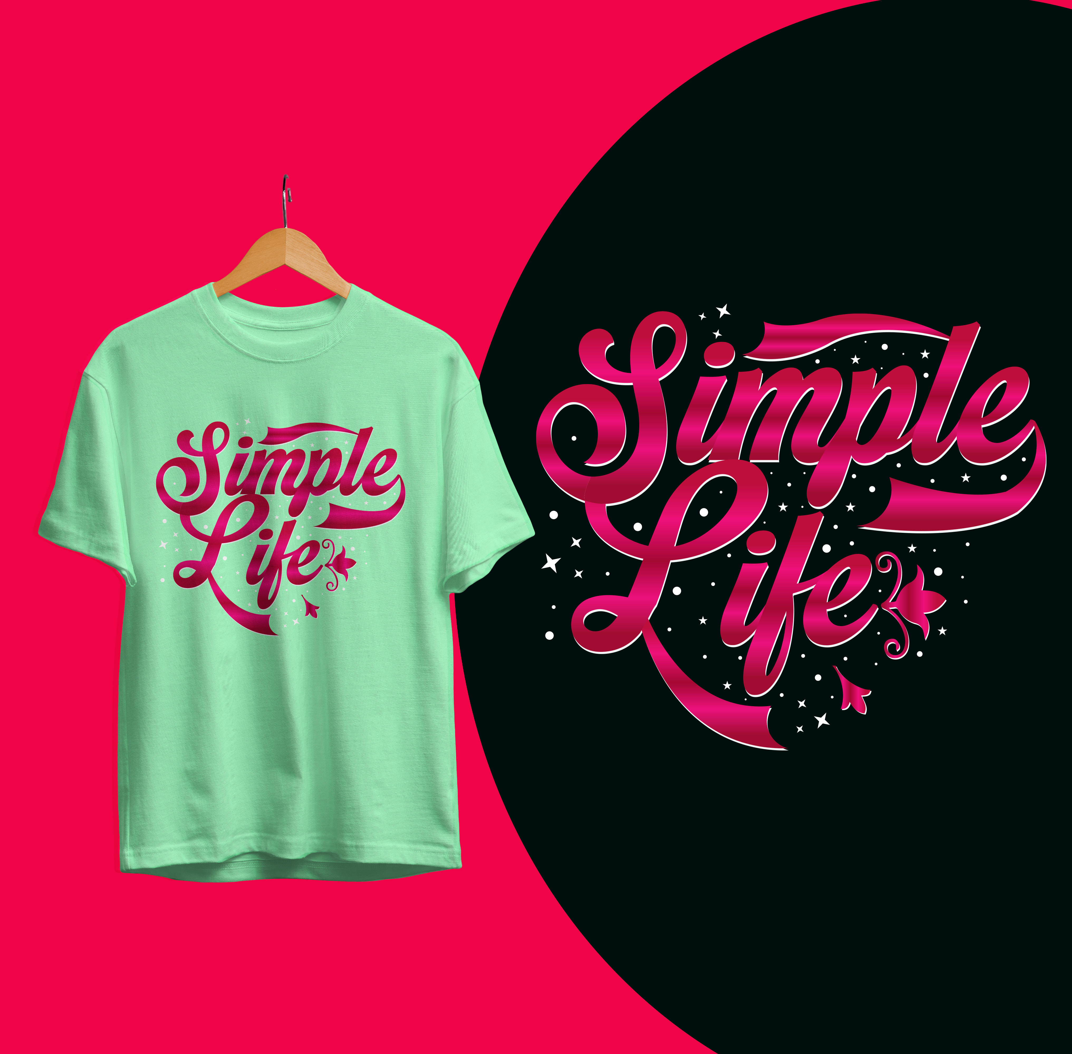 Typography T-shirt Design 3d animation artist branding design graphic design grovy illustration logo motion graphics new tee pink simple t shirt design tee trendy tshirt design typography ui vintage