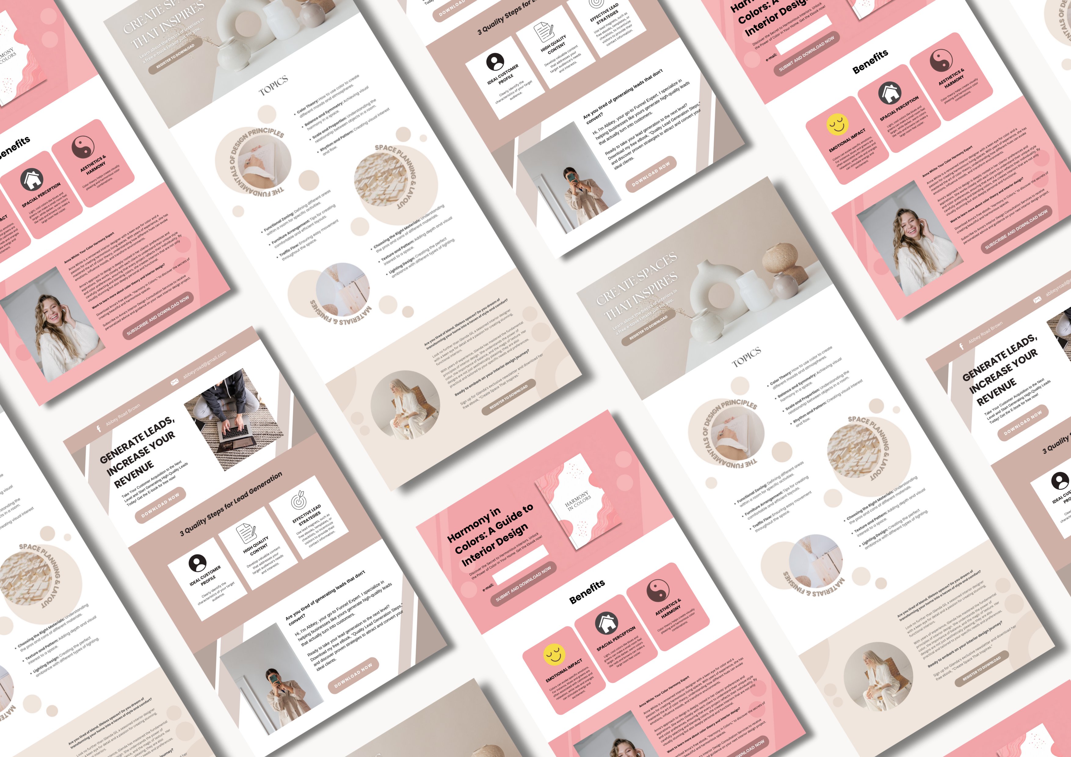 Example of Landing Page Design For Lead Gen Funnel