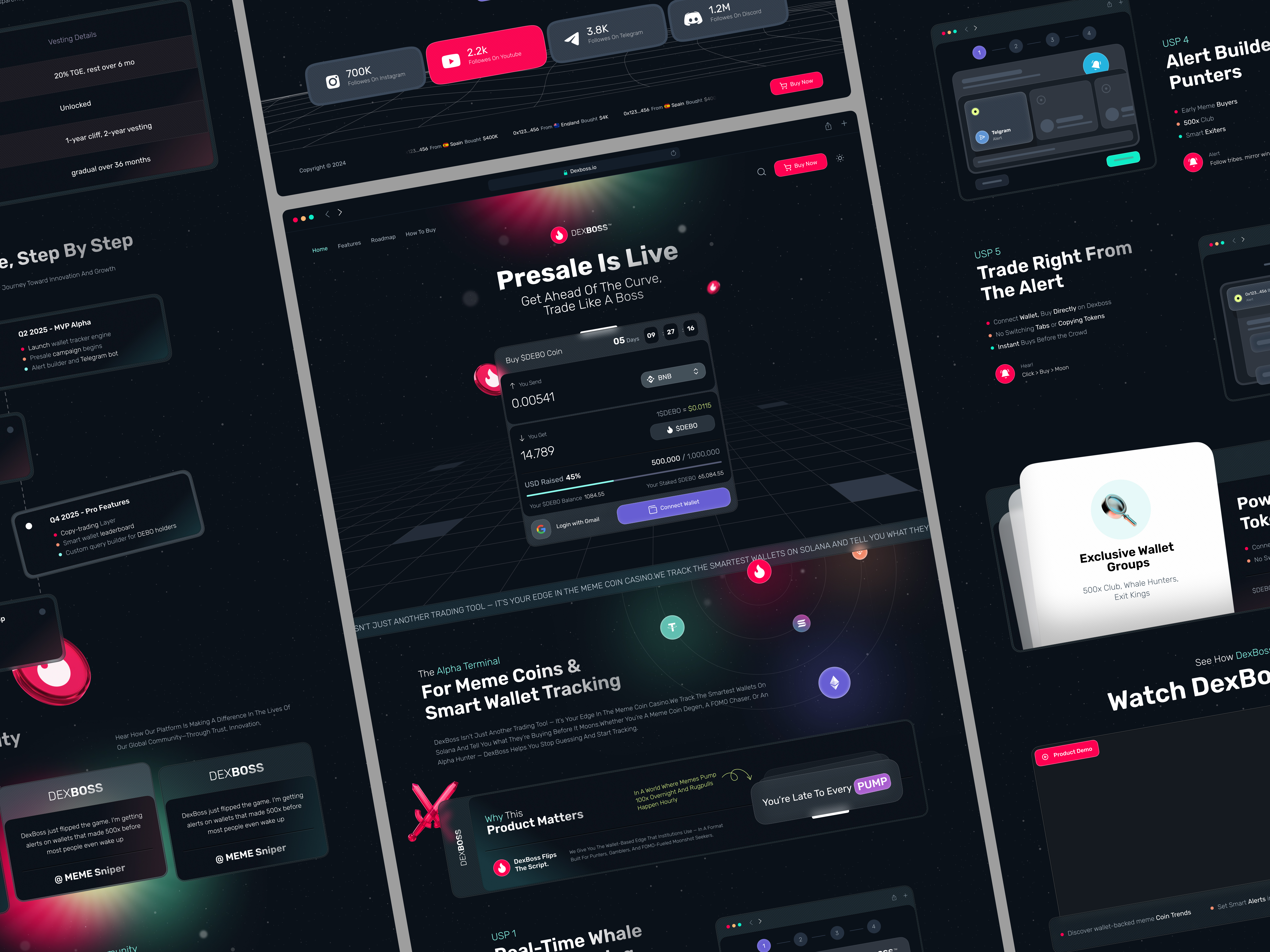 Trade – DexBoss Landing by Mohammad Reza Farahzad for Orizon: UI/UX Design  Agency on Dribbble